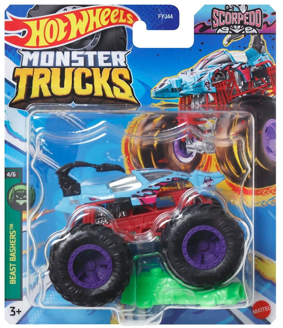Hot Wheels Beast Bashers Scorpedo Diecast Car - Walmart.com