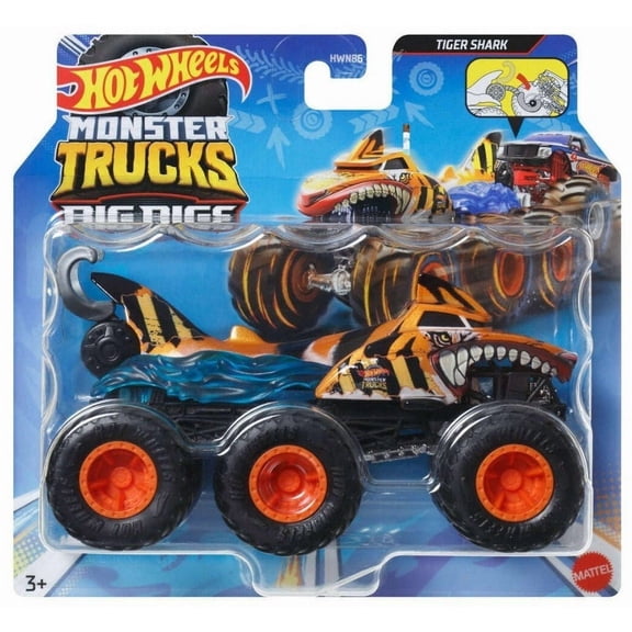 Hot Wheels Big Rigs Tiger Shark Diecast Car