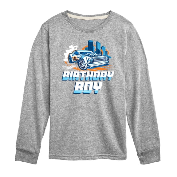 Hot Wheels - Birthday Boy - Toddler And Youth Long Sleeve Graphic T-Shirt