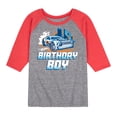 thumbnail image 1 of Hot Wheels - Birthday Boy - Toddler And Youth Raglan Graphic T-Shirt, 1 of 1