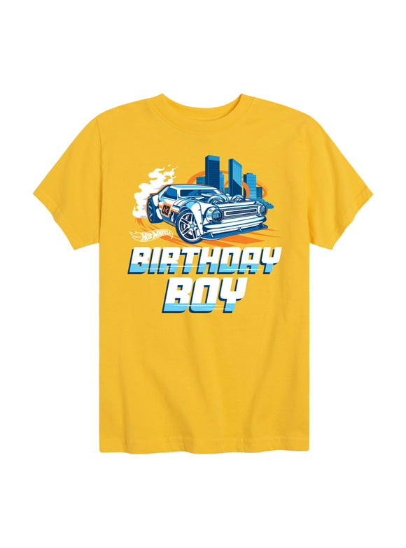 Hot Wheels - Birthday Boy - Toddler And Youth Short Sleeve Graphic T-Shirt