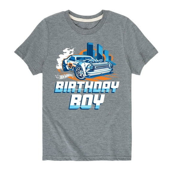 Hot Wheels - Birthday Boy - Toddler And Youth Short Sleeve Graphic T-Shirt