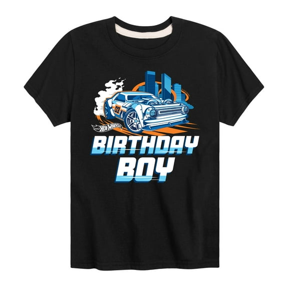Hot Wheels - Birthday Boy - Toddler And Youth Short Sleeve Graphic T-Shirt