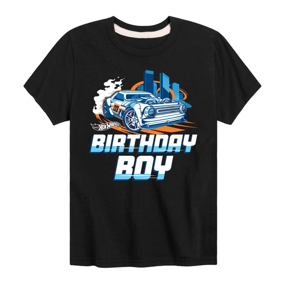 Hot Wheels - Birthday Boy - Toddler And Youth Short Sleeve Graphic T-Shirt