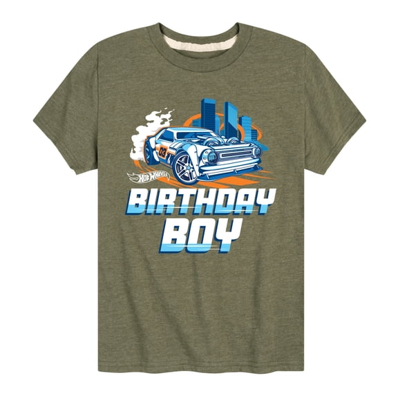 Hot Wheels - Birthday Boy - Toddler And Youth Short Sleeve Graphic T-Shirt