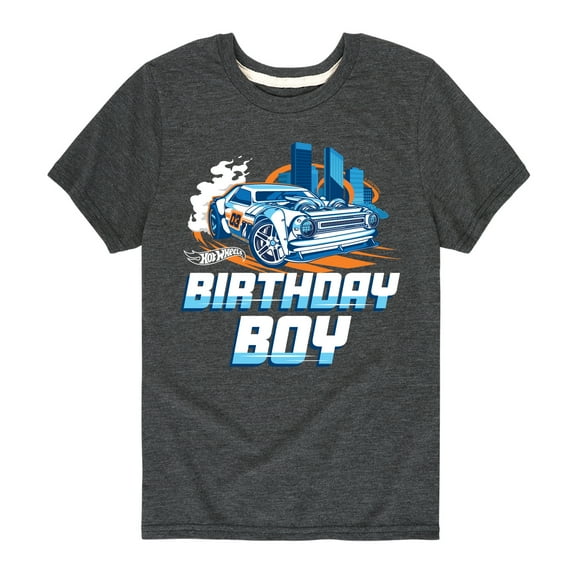 Hot Wheels - Birthday Boy - Toddler And Youth Short Sleeve Graphic T-Shirt