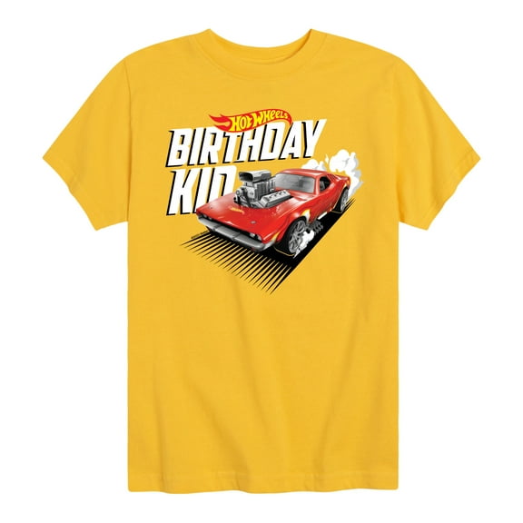 Hot Wheels - Birthday Kid - Toddler And Youth Short Sleeve Graphic T-Shirt