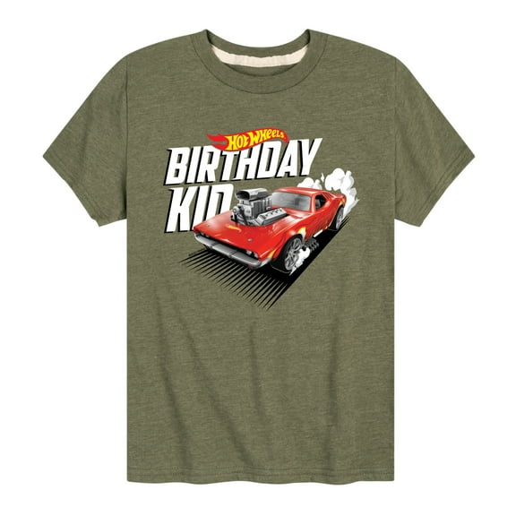 Hot Wheels - Birthday Kid - Toddler And Youth Short Sleeve Graphic T-Shirt