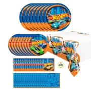 Hot Wheels Birthday Party Supplies Bundle, Serves 8 Guests