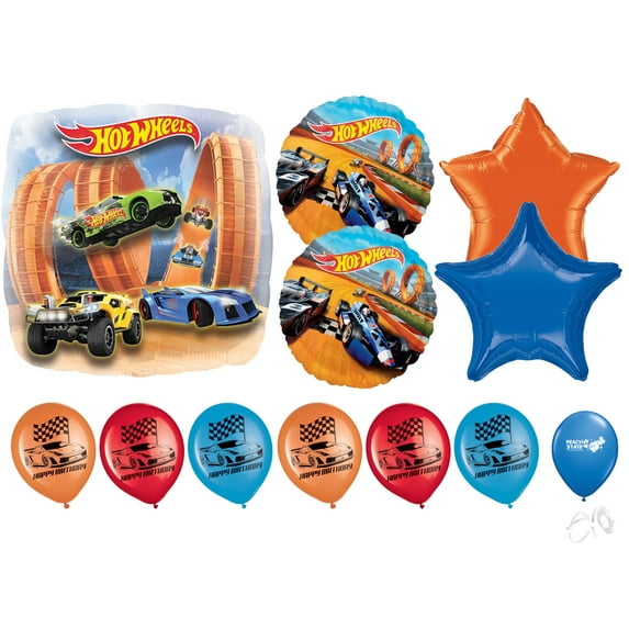 Hot Wheels Birthday Party Supplies | Hot Wheels Party Decorations | Hot Wheels Party Supplies | Hot Wheels Birthday Decorations |Hot Wheels Balloons