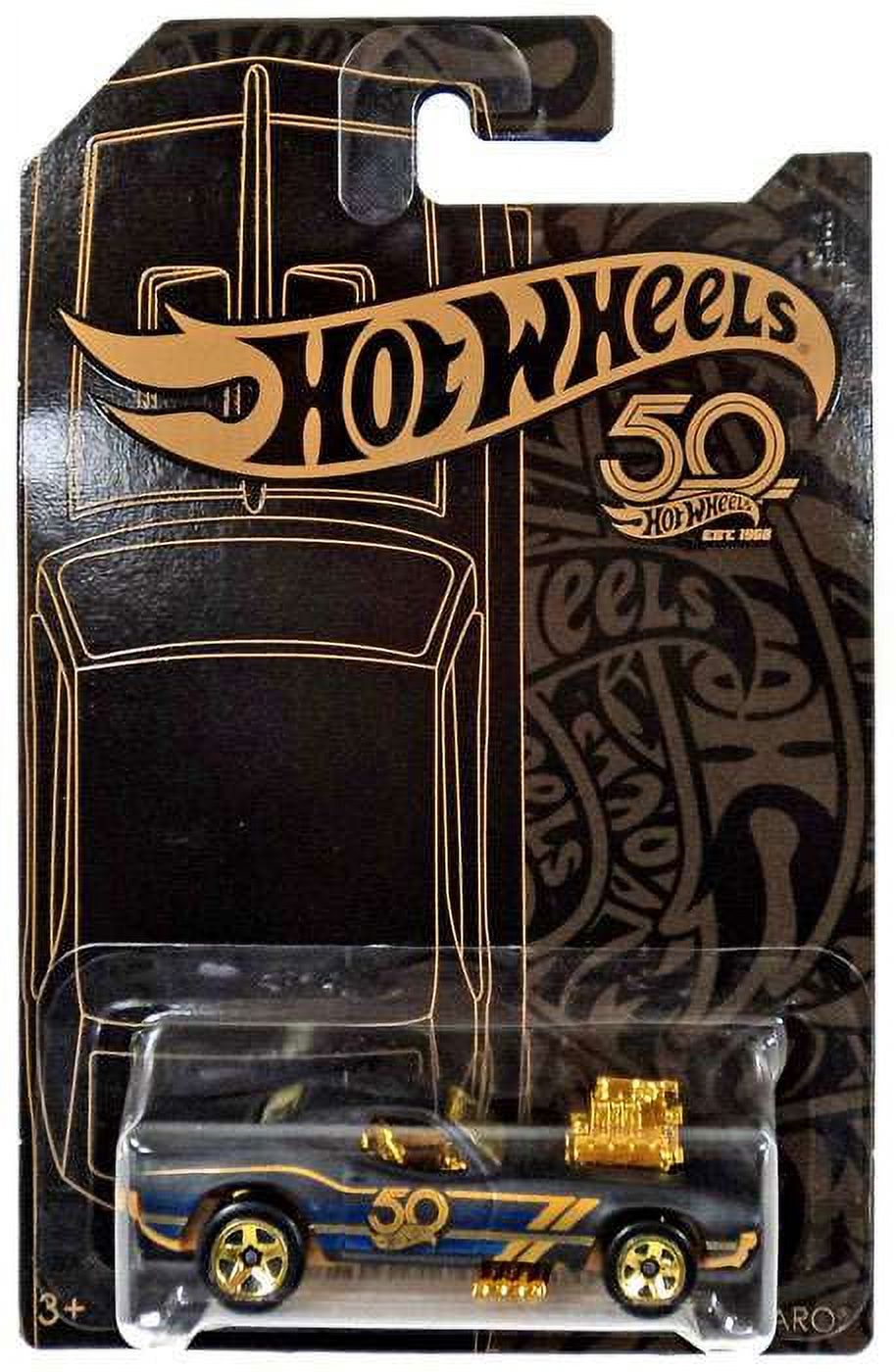 Hot Wheels Black & Gold '67 Camaro Die-Cast Car (Chase, Black)