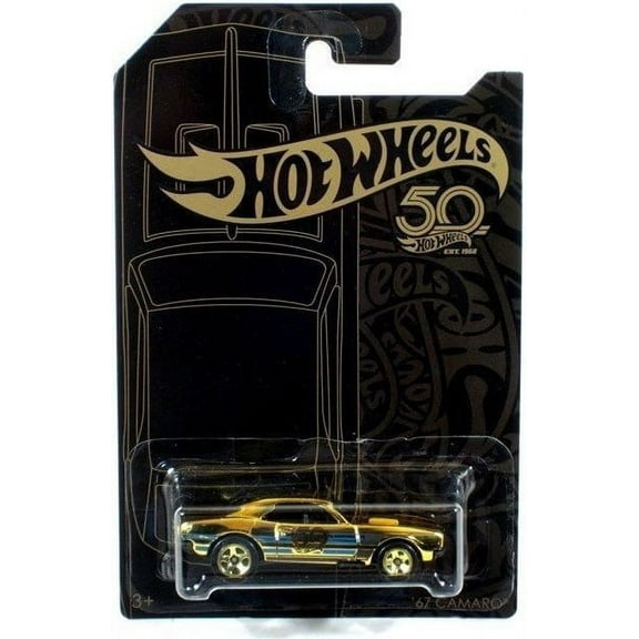 Hot Wheels Black & Gold '67 Camaro Die-Cast Car [Chase]