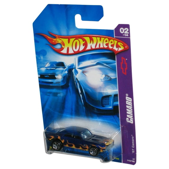 Hot Wheels Blue '67 Camaro 2/4 (2006) Mattel Toy Car 042/180