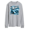 thumbnail image 1 of Hot Wheels - Blue Geometric Race Car - Men's Long Sleeve T-Shirt, 1 of 4