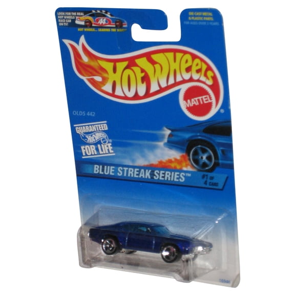 Hot Wheels Blue Streak Series 1/4 (1996) Mattel Olds 442 Car #573