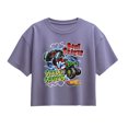 thumbnail image 1 of Hot Wheels - Bone Shaker Vs Skelesaurus  - Youth Girl Short Sleeve Boxy Tee, 1 of 4