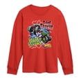 thumbnail image 1 of Hot Wheels - Bone Shaker Vs Skelesaurus -Youth Long Sleeve Graphic T-Shirt, 1 of 4