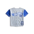 thumbnail image 1 of Hot Wheels Boys Graphic Baseball Button Down Jersey with Short Sleeves, Sizes 4-12, 1 of 8
