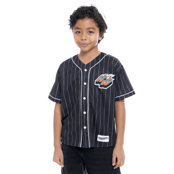 Hot Wheels Boys Graphic Baseball Jersey, Sizes 4-18