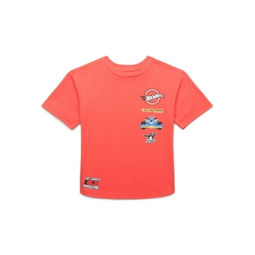 Hot Wheels Boys Graphic Tee with Short Sleeves, Sizes 4-18