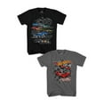 thumbnail image 1 of Hot Wheels Boys Retro Lineup Graphic T-Shirt, 2-Pack, Sizes 4-18, 1 of 5
