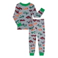 thumbnail image 1 of Hot Wheels Boys Snug Fit Long Sleeve Top and Sleep Pants, 2-Piece Pajama Set, Sizes 4-10, 1 of 3