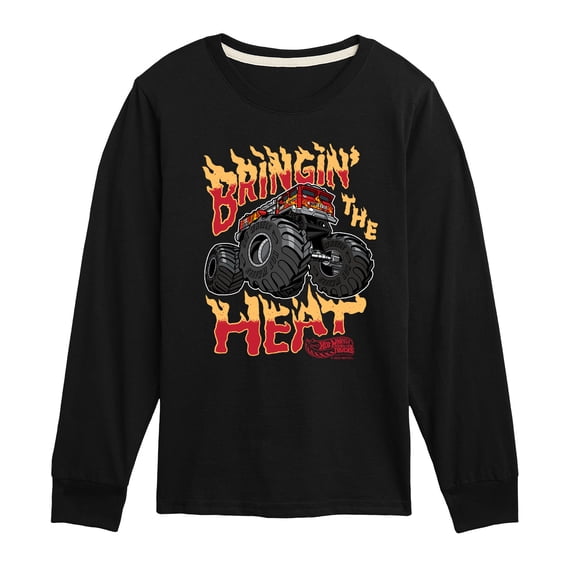 Hot Wheels - Bringing The Heat - Youth Boys Long Sleeve Graphic T-Shirt