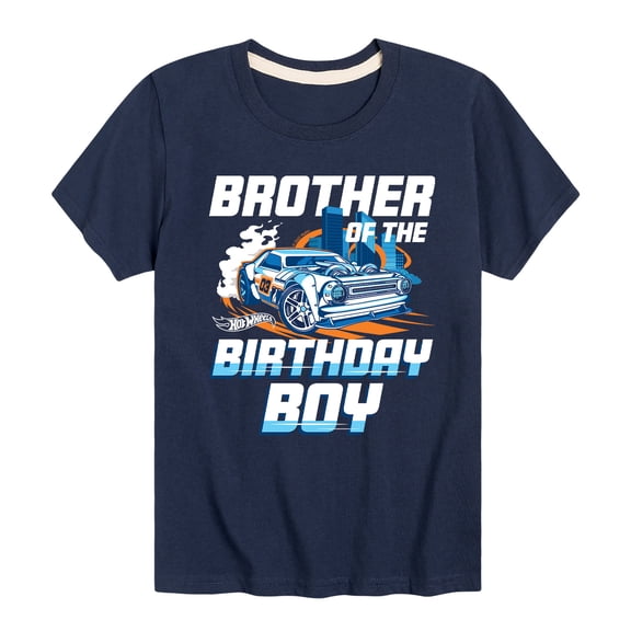 Hot Wheels - Brother Of Birthday Boy - Toddler And Youth Short Sleeve Graphic T-Shirt