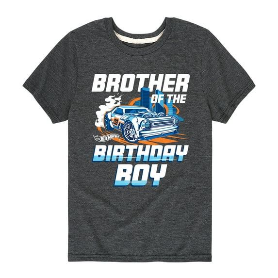 Hot Wheels - Brother Of Birthday Boy - Toddler And Youth Short Sleeve Graphic T-Shirt