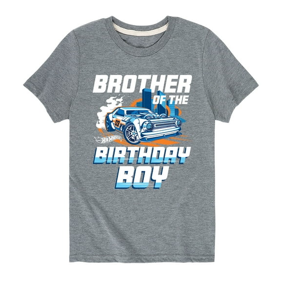 Hot Wheels - Brother Of Birthday Boy - Toddler And Youth Short Sleeve Graphic T-Shirt