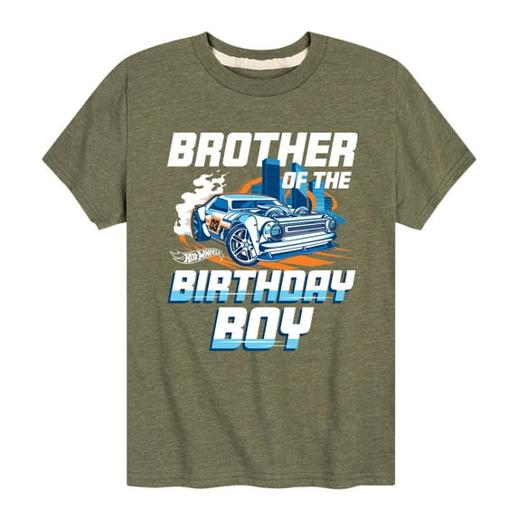 Hot Wheels - Brother Of Birthday Boy - Toddler And Youth Short Sleeve Graphic T-Shirt