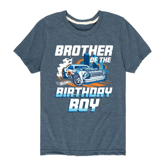 Hot Wheels - Brother Of Birthday Boy - Toddler And Youth Short Sleeve Graphic T-Shirt