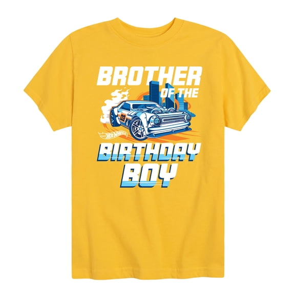 Hot Wheels - Brother Of Birthday Boy - Toddler And Youth Short Sleeve Graphic T-Shirt