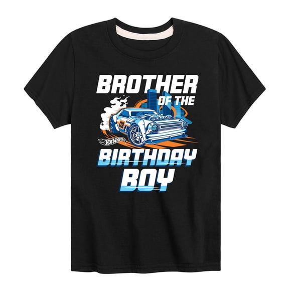 Hot Wheels - Brother Of Birthday Boy - Toddler And Youth Short Sleeve Graphic T-Shirt