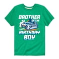 thumbnail image 1 of Hot Wheels - Brother Of Birthday Boy - Toddler And Youth Short Sleeve Graphic T-Shirt, 1 of 4