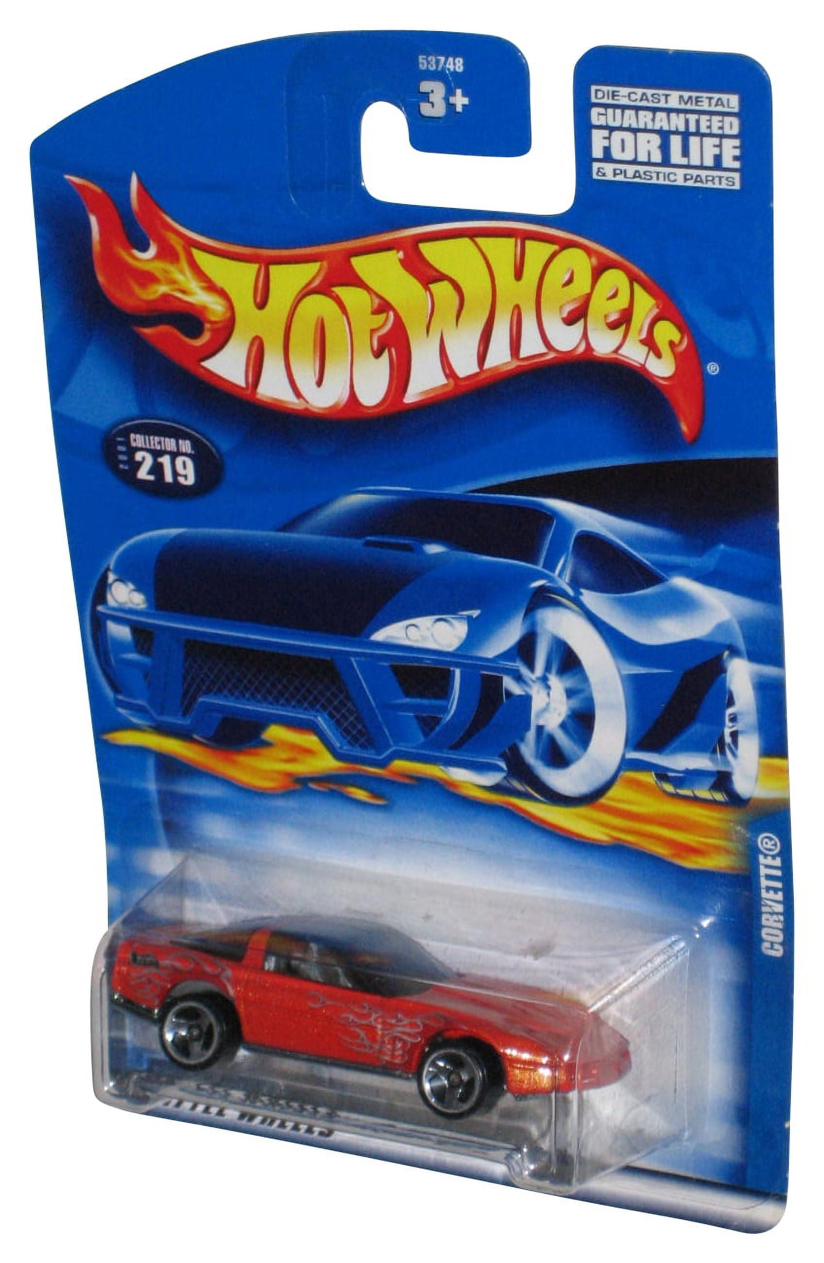 Hot Wheels Burnt Orange Corvette (2001) Mattel Toy Car #219