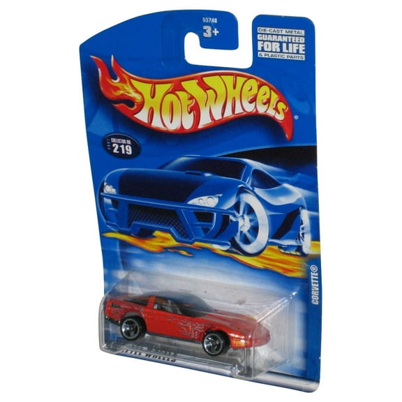 Hot Wheels Burnt Orange Corvette (2001) Mattel Toy Car #219