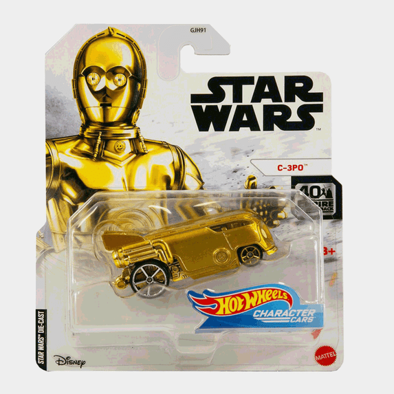 Hot Wheels C3PO Character Cars 1:64 Scale