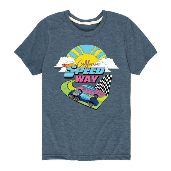 Hot Wheels -  California Speedway 70S - Kids Toddler And Youth Short Sleeve Tee