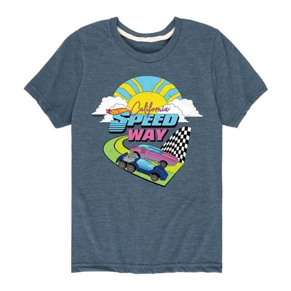 Hot Wheels - California Speedway 70S - Kids Toddler And Youth Short Sleeve Tee