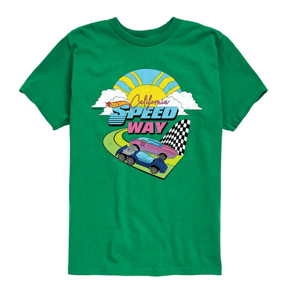 Hot Wheels -  California Speedway 70S - Kids Toddler And Youth Short Sleeve Tee