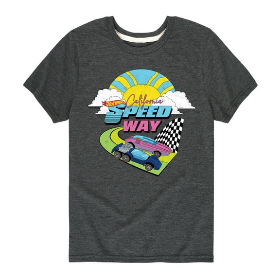 Hot Wheels -  California Speedway 70S - Kids Toddler And Youth Short Sleeve Tee