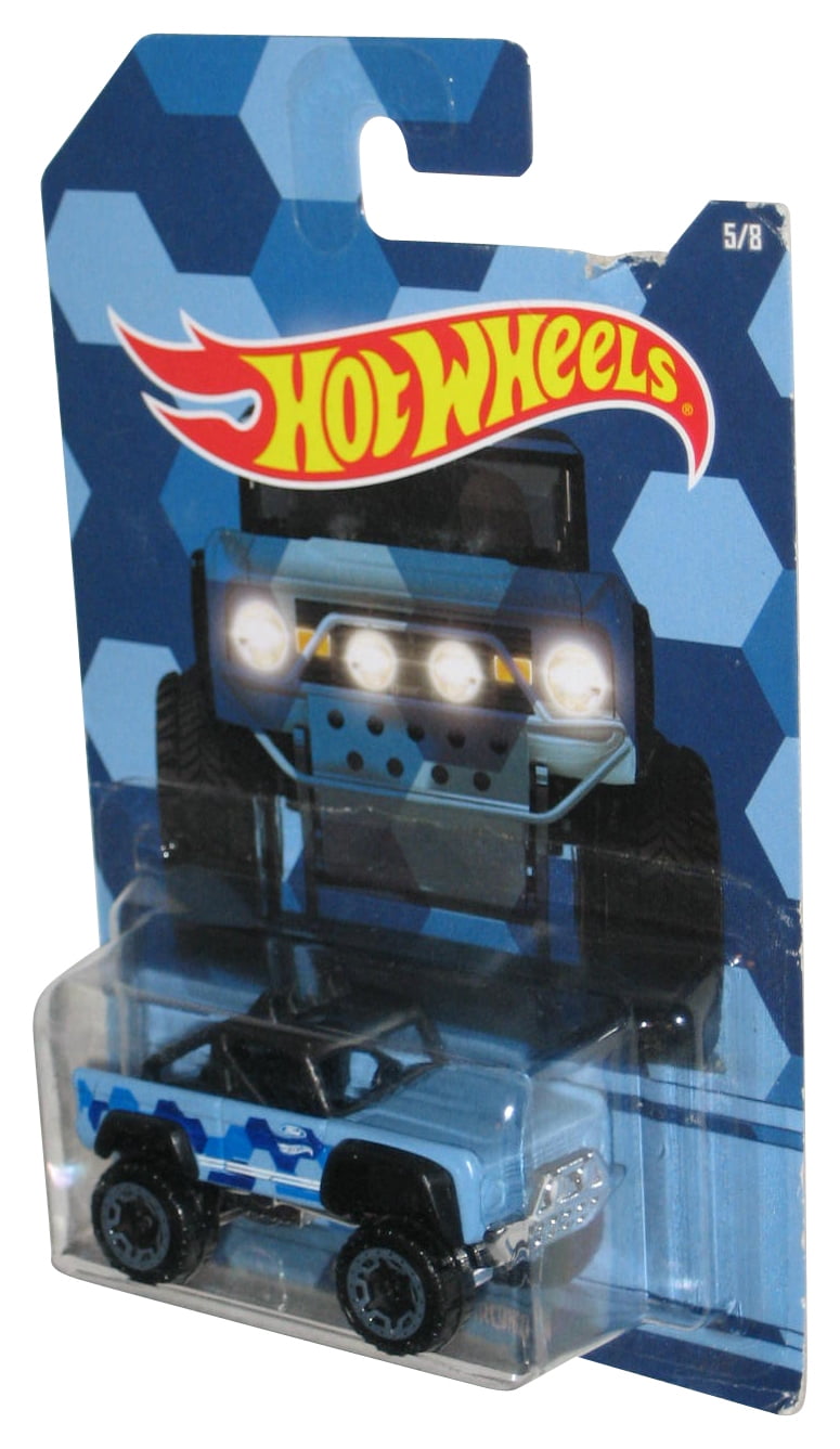 Hot Wheels Camouflage Series Blue Custom Ford Bronco (2016) Mattel Toy ...