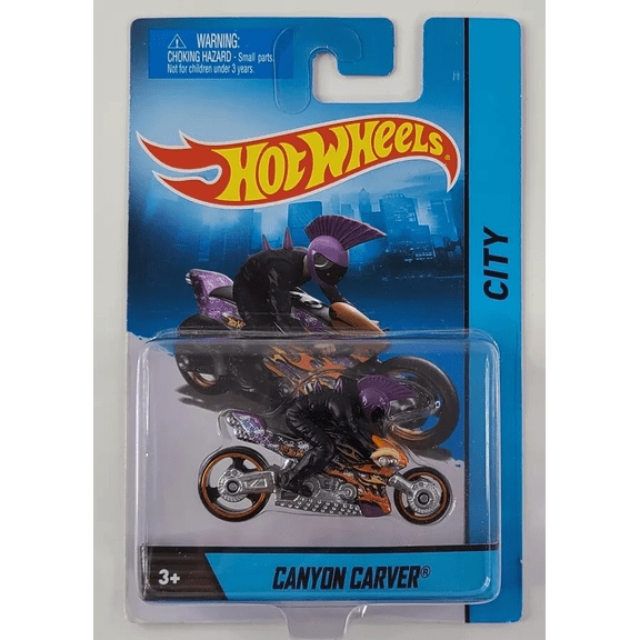 Hot Wheels Canyon Carver City 2013 with rider