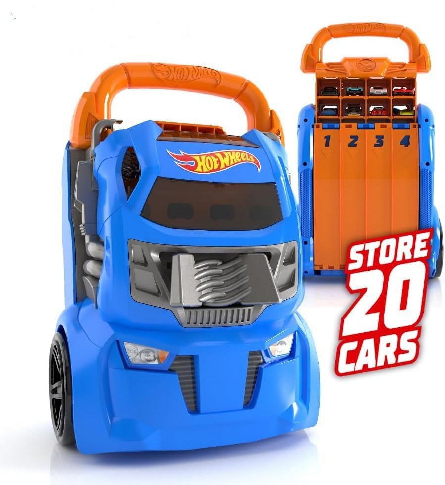 Hot Wheels Car Case Launcher Stores up to 20 cars