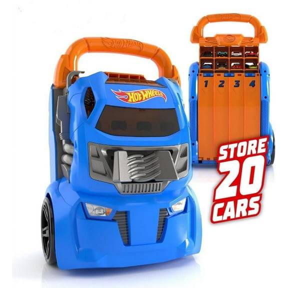 Hot Wheels Car Case Launcher Stores up to 20 cars