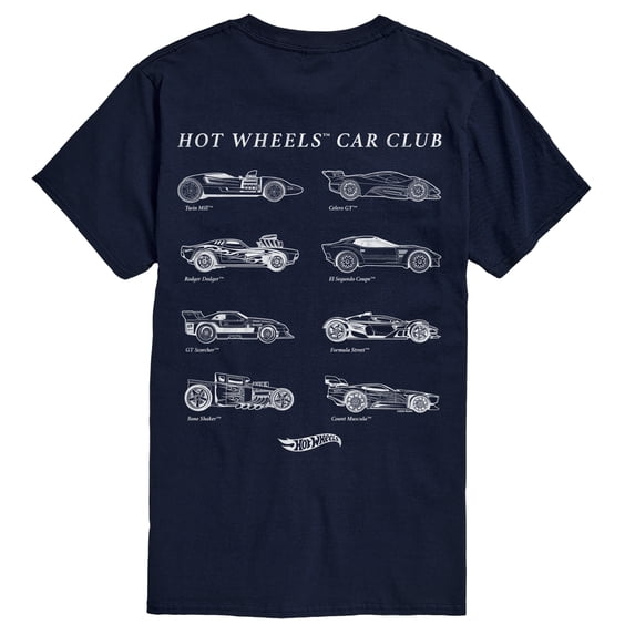 Hot Wheels - Car Club Grid - Men's Short Sleeve Graphic T-Shirt
