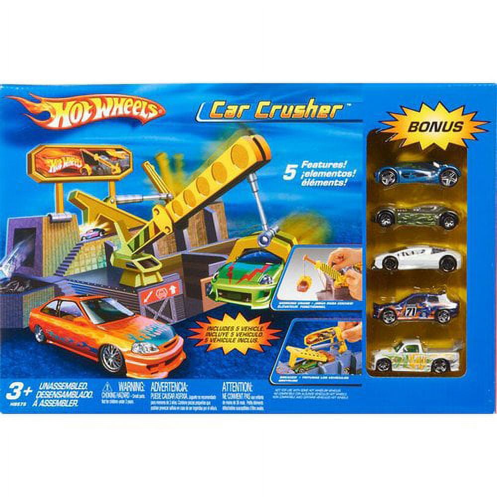 Hot Wheels Car Crusher Playset
