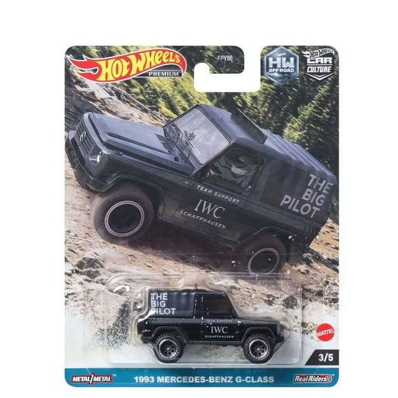 Hot Wheels Car Culture 1993 Mercedes Benz G-Class Hot Wheels Off Road 3/5 2023