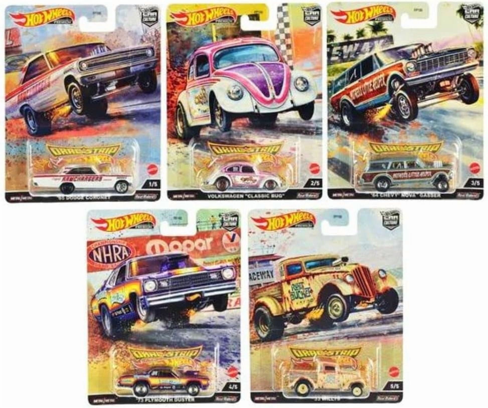 Hot Wheels Car Culture 2022 Dragstrip Demons Complete Set of 5 FPY86-957R